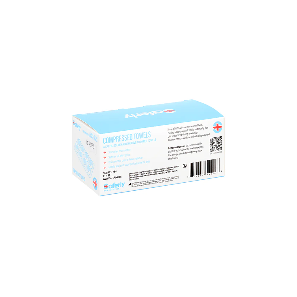 Saferly Lustra Compressed Towels — Box of 32 - Image 3