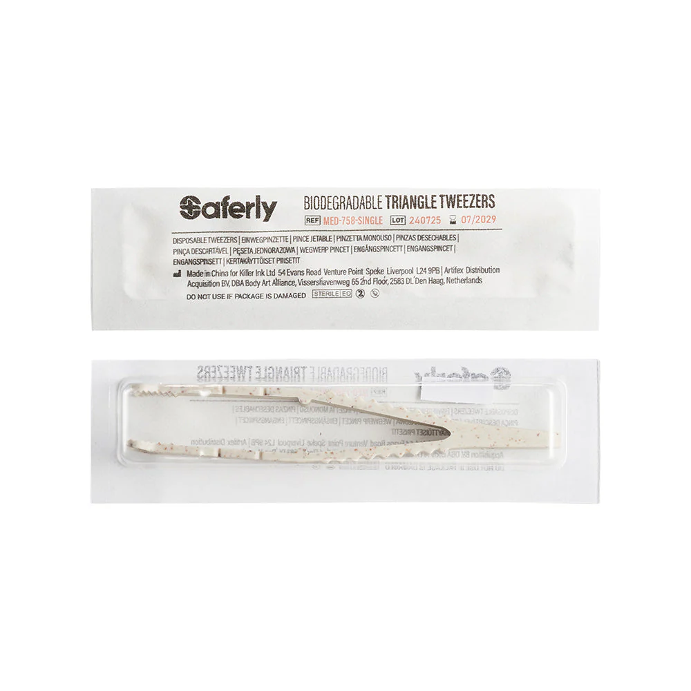 Saferly Medical Biodegradable Sterilized Triangle Tip Tweezers — Box of 25 - Image 5