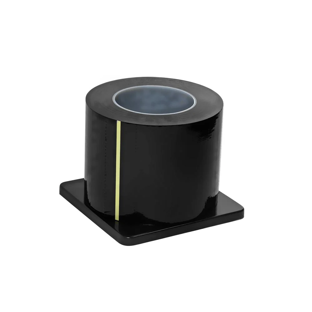 Saferly Medical Black Barrier Film — 4" x 6" — One Roll of 1200 Perforated Sheets - Image 3