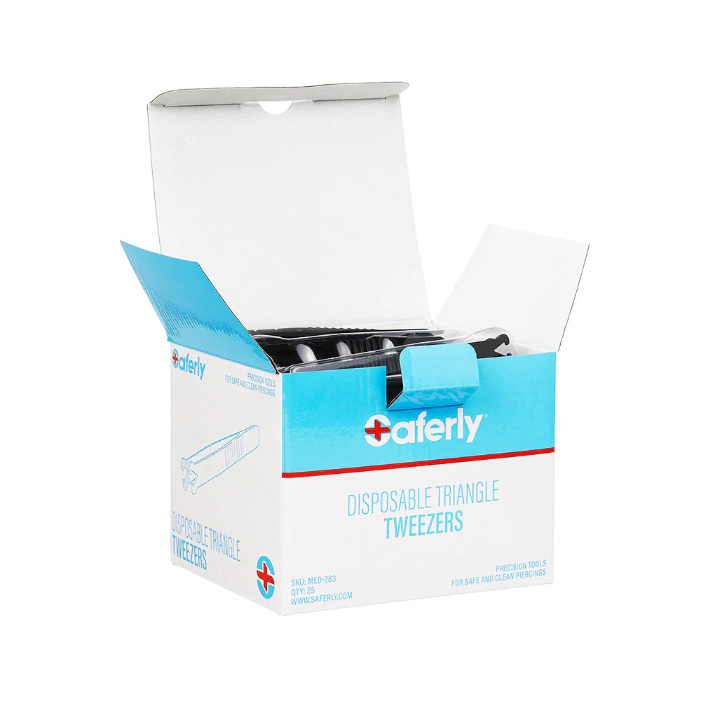 Saferly Medical Sterilized Triangle Tweezers — Single or Case of 25 - Image 7