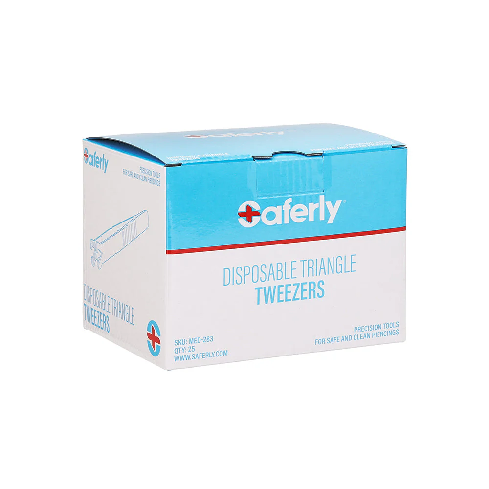 Saferly Medical Sterilized Triangle Tweezers — Single or Case of 25 - Image 8