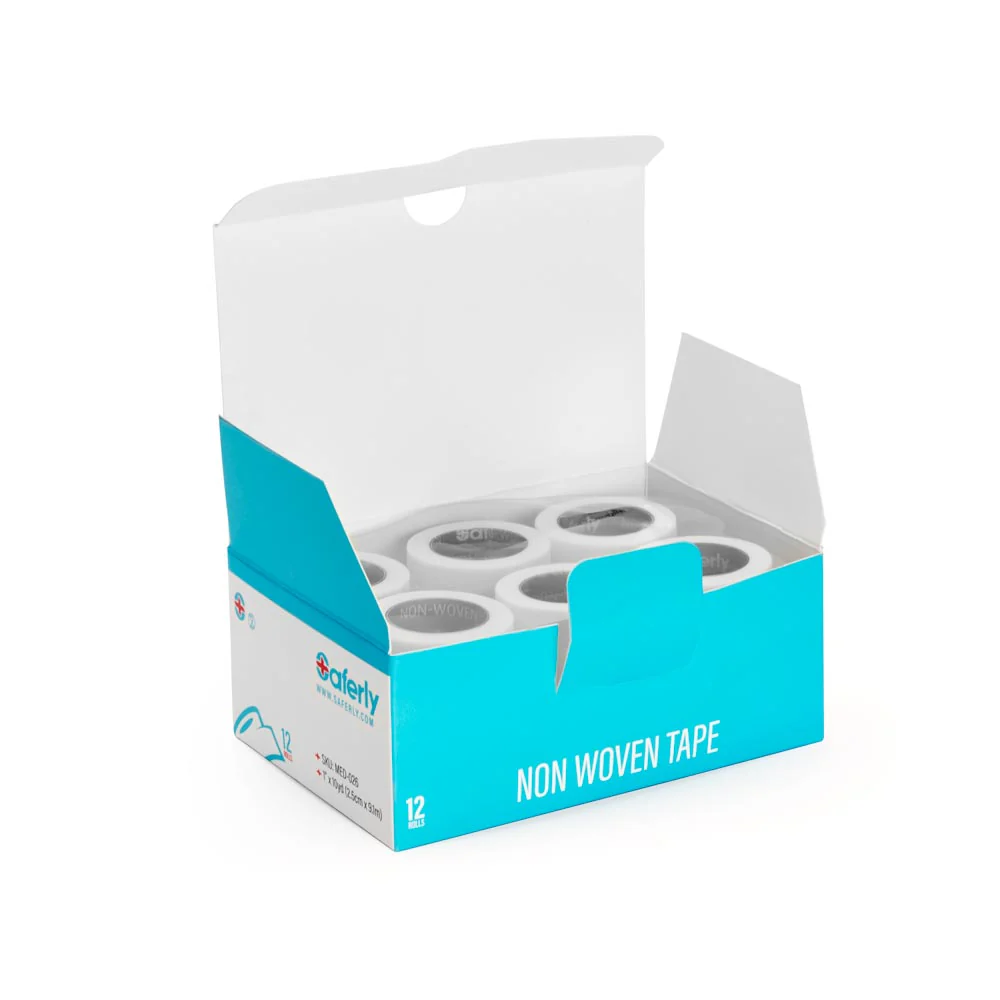 Saferly Non-Woven Paper Surgical Medical Cloth Tape — Case of 12 - Image 7