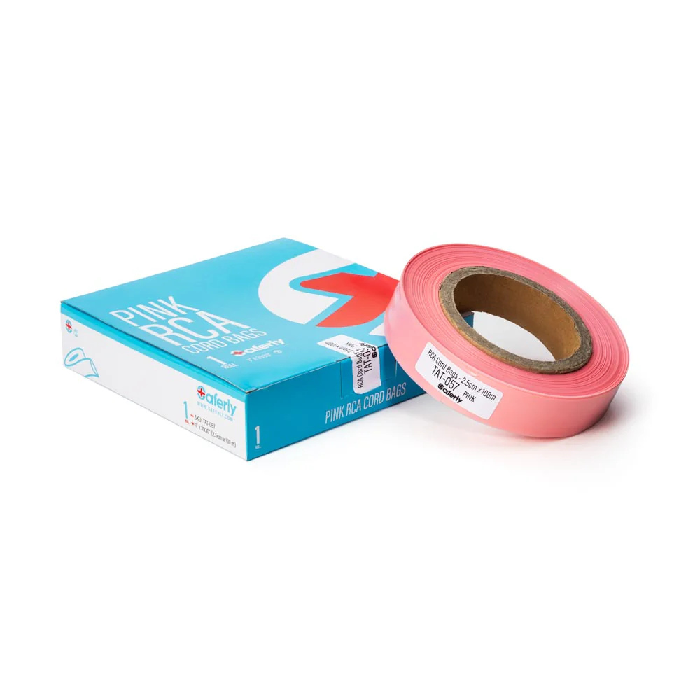 Saferly Pink RCA Cord Tubing — 1” x 327” — Price Per Roll - Image 2