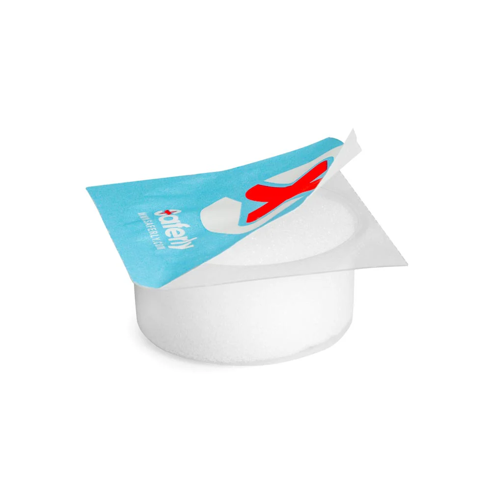 Saferly Rinse Caps with Foam — Box of 24 - Image 4