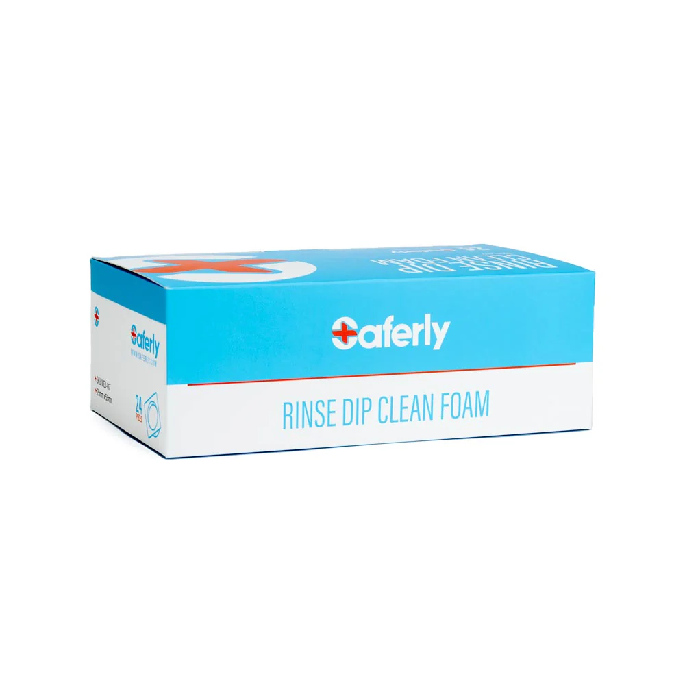 Saferly Rinse Caps with Foam — Box of 24 - Image 8