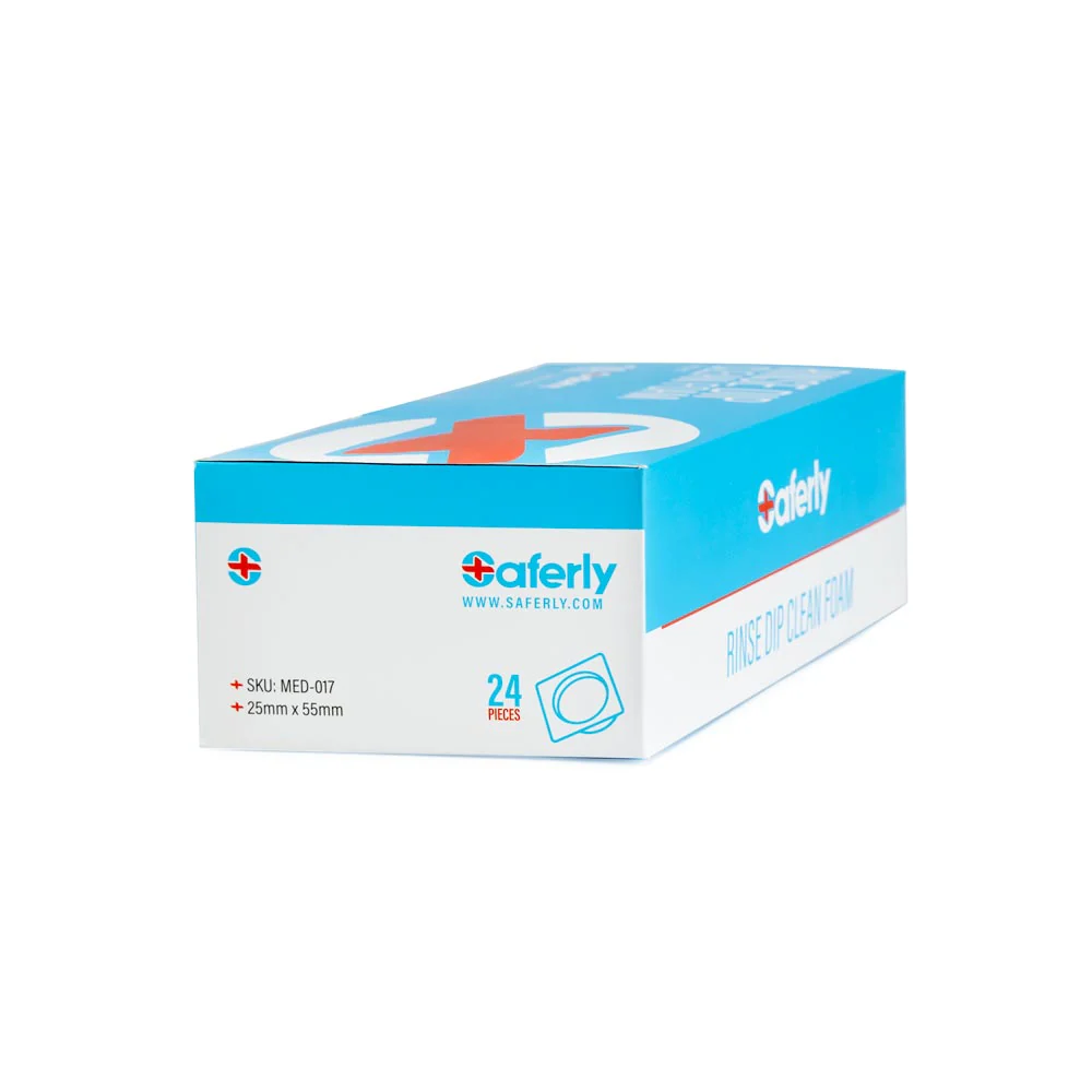 Saferly Rinse Caps with Foam — Box of 24 - Image 9