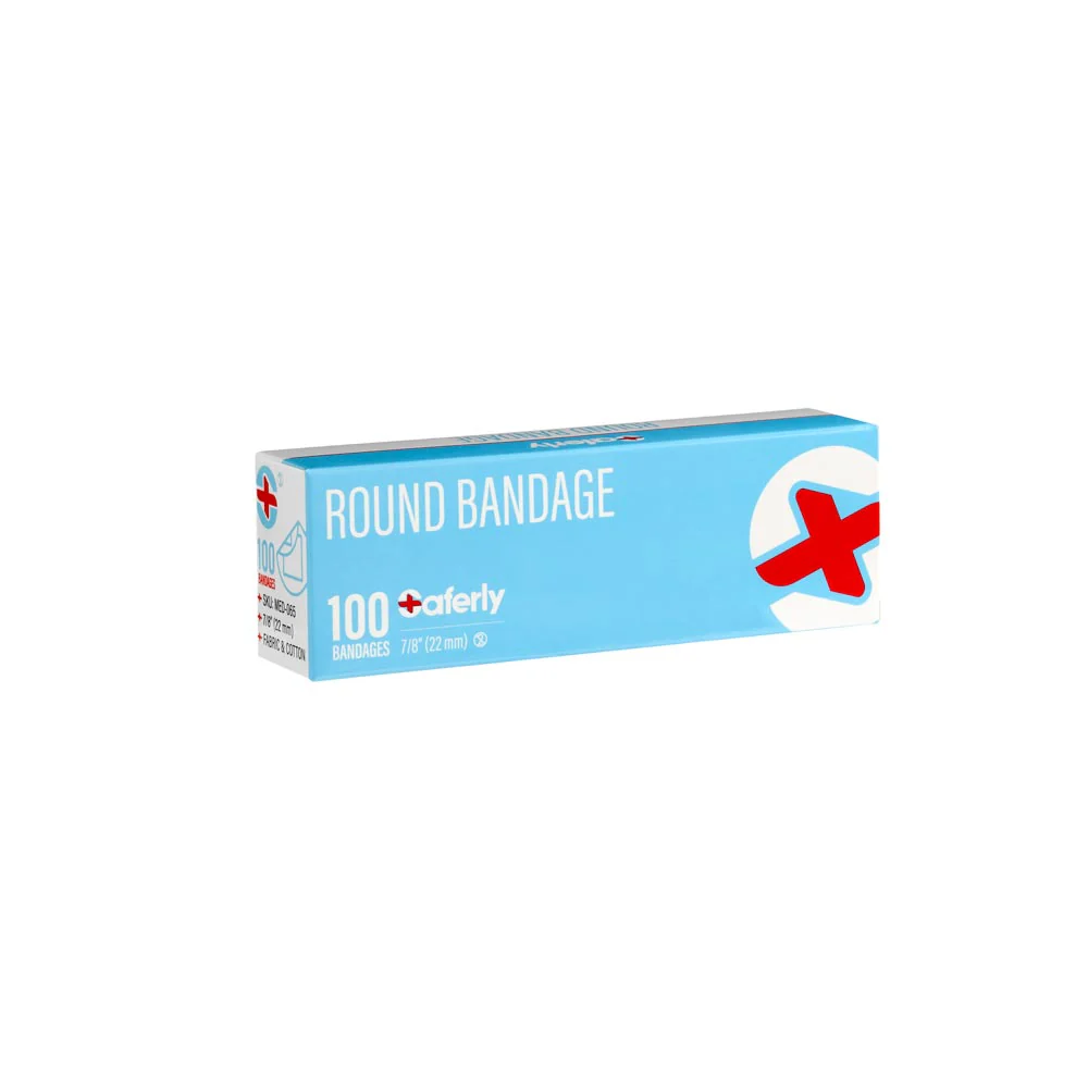 Saferly Round Circle Bandages — Box of 100 - Image 4