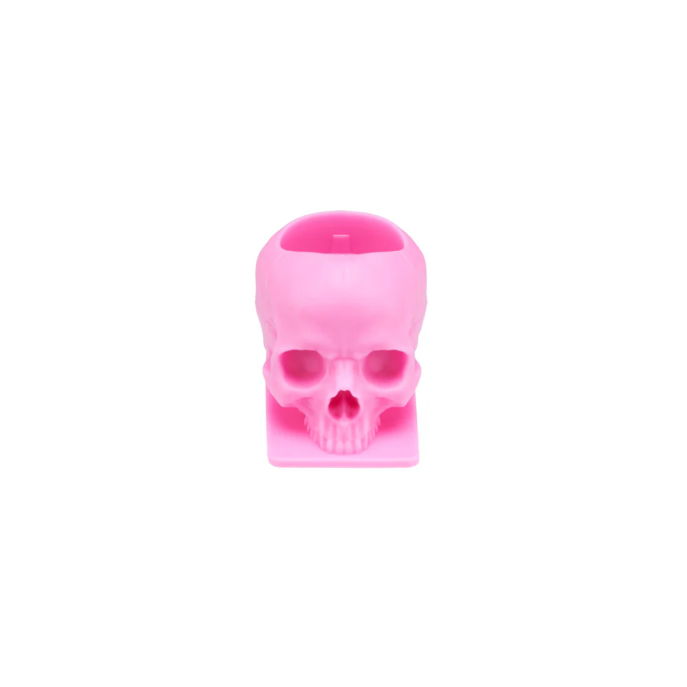 Saferly Skull Silicone Ink Caps —Size #16 (Large) — Bag of 200 — Pick Color - Image 3