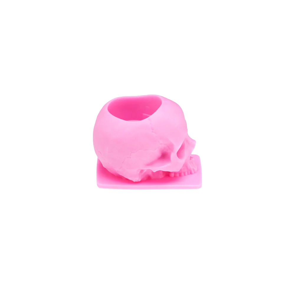 Saferly Skull Silicone Ink Caps —Size #16 (Large) — Bag of 200 — Pick Color - Image 4