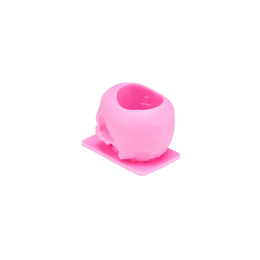 Saferly Skull Silicone Ink Caps —Size #16 (Large) — Bag of 200 — Pick Color - Image 5