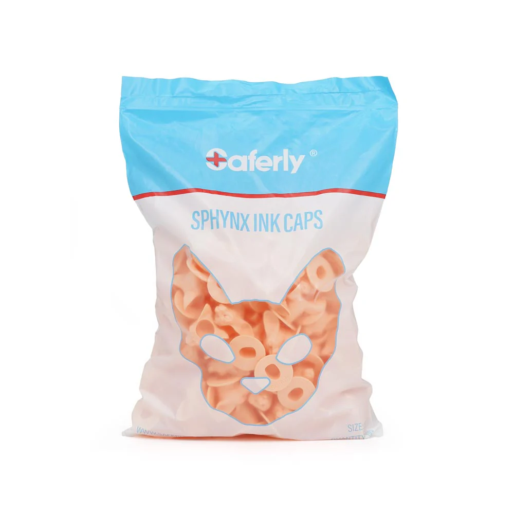 Saferly Sphynx Cat Ink Caps — Size #16 (Large) — Bag of 100 — Pick Color - Image 12