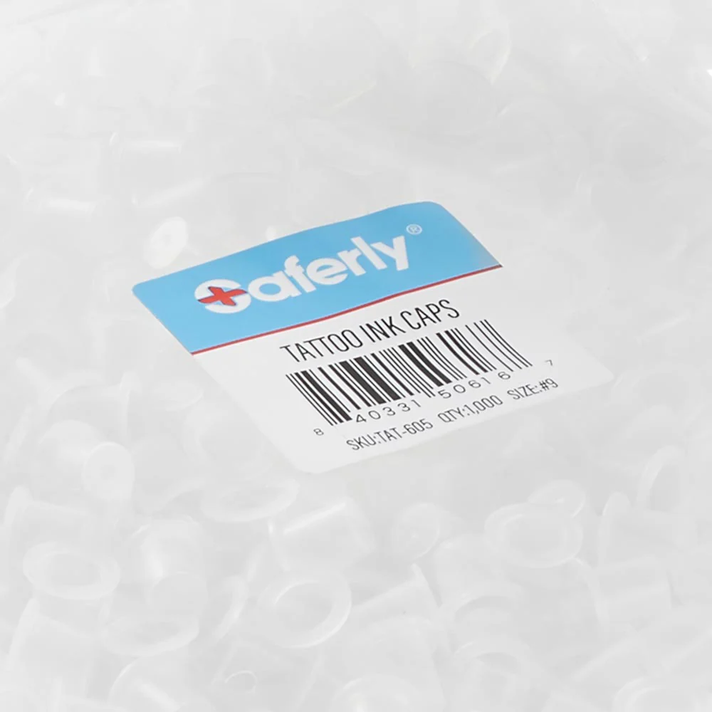 Saferly Tattoo Ink Cups — Bag of 1000— Pick Size - Image 7