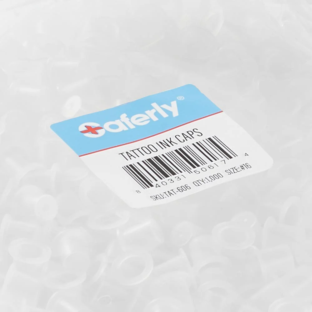 Saferly Tattoo Ink Cups — Size #16 (Large) — Bag of 1000 - Image 5