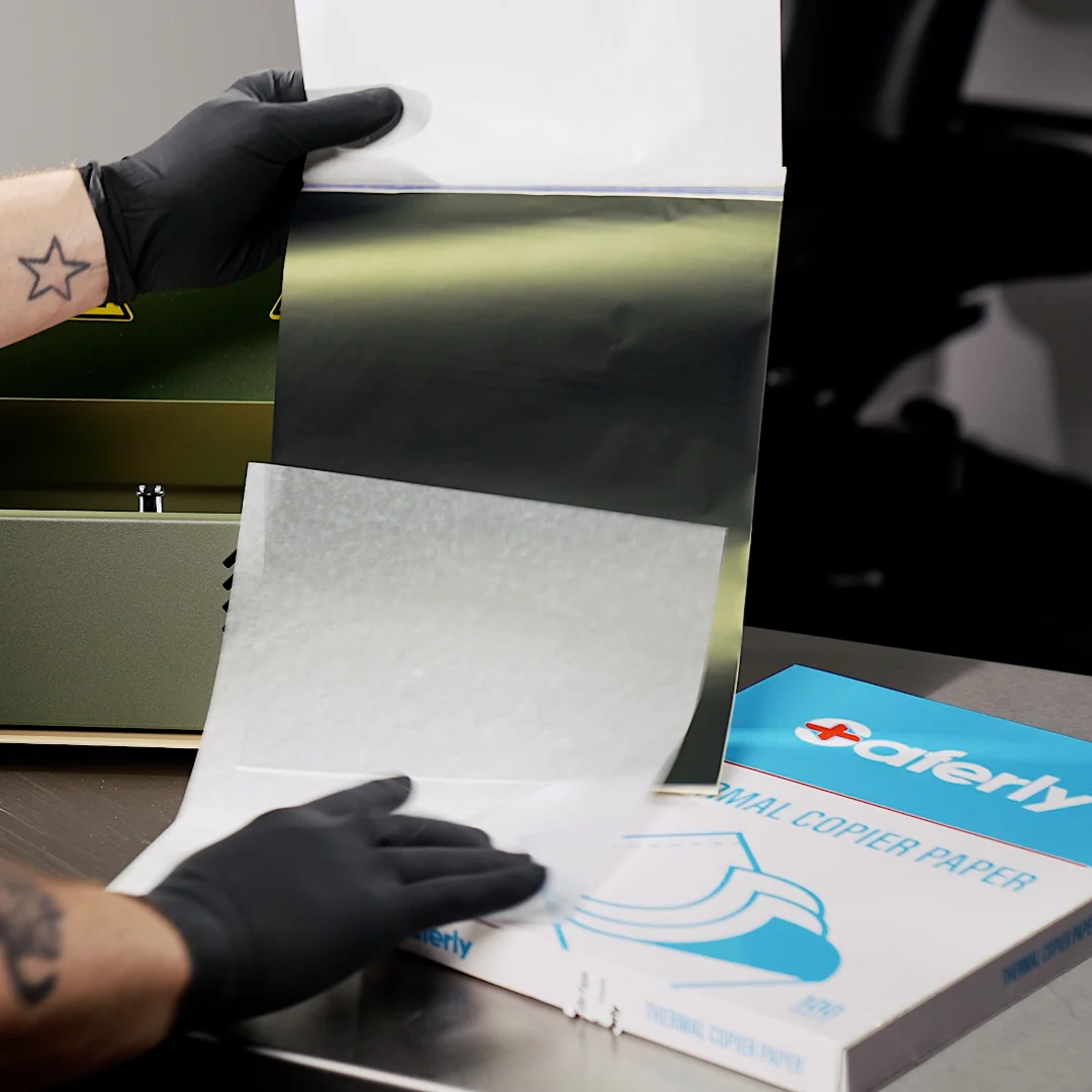 Saferly Tattoo Thermal Image Copier Stencil Paper — 8-1/2" x 11” — 100 Sheets - Image 5