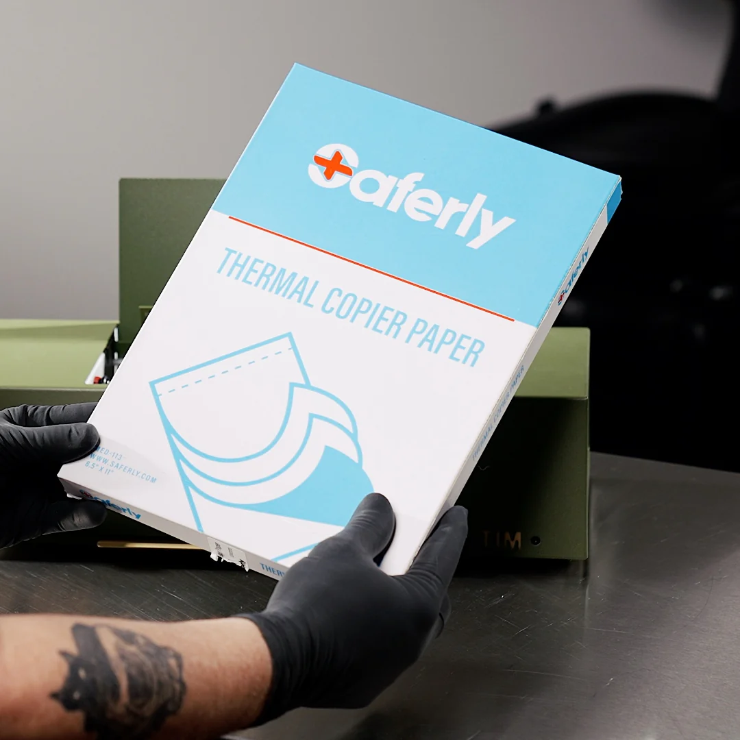 Saferly Tattoo Thermal Image Copier Stencil Paper — 8-1/2" x 11” — 100 Sheets - Image 6