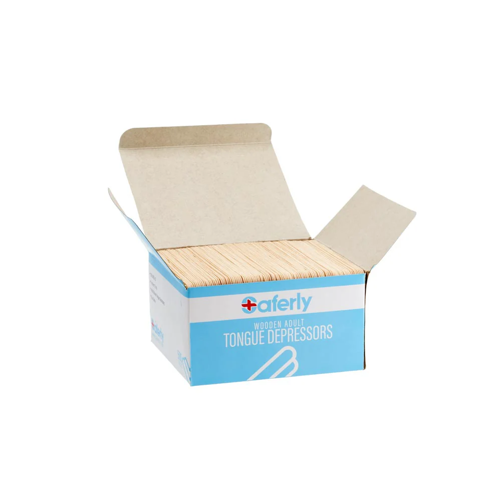 Saferly Tongue Depressors — Adult Size — Box of 500 - Image 3