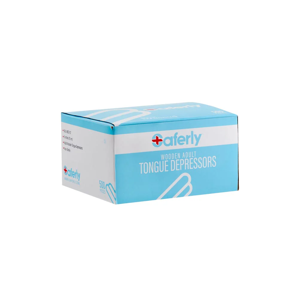 Saferly Tongue Depressors — Adult Size — Box of 500 - Image 4