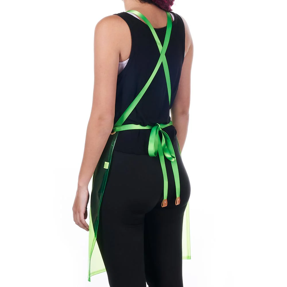 Saferly Vinyl Apron — Green - Image 10