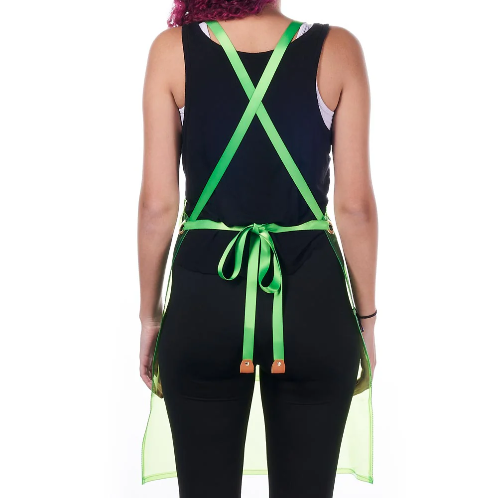 Saferly Vinyl Apron — Green - Image 11