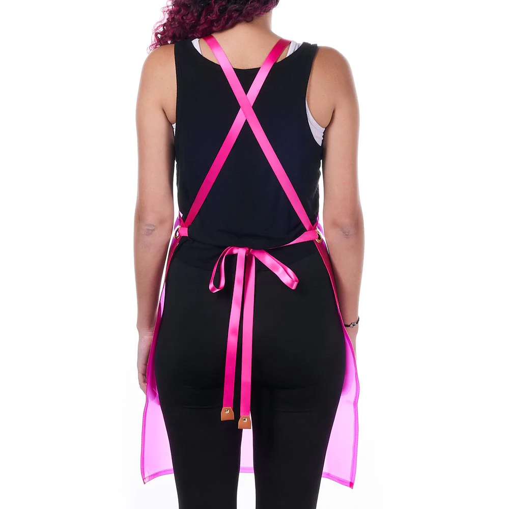 Saferly Vinyl Apron — Pink - Image 10