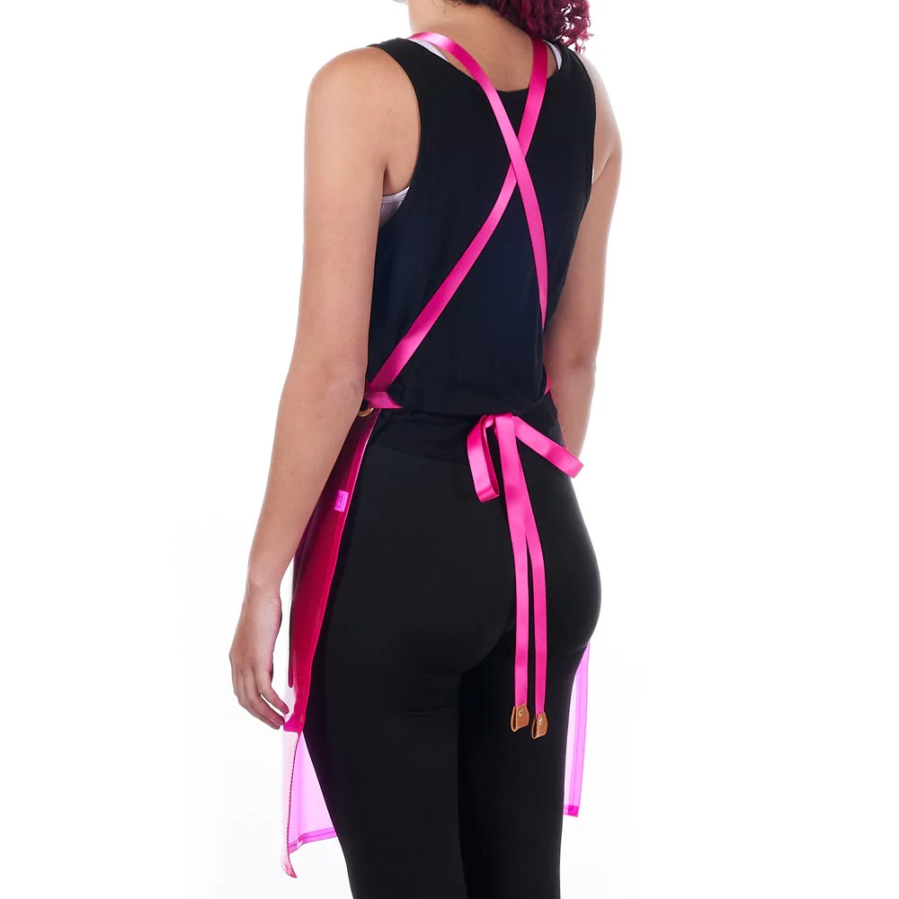 Saferly Vinyl Apron — Pink - Image 11