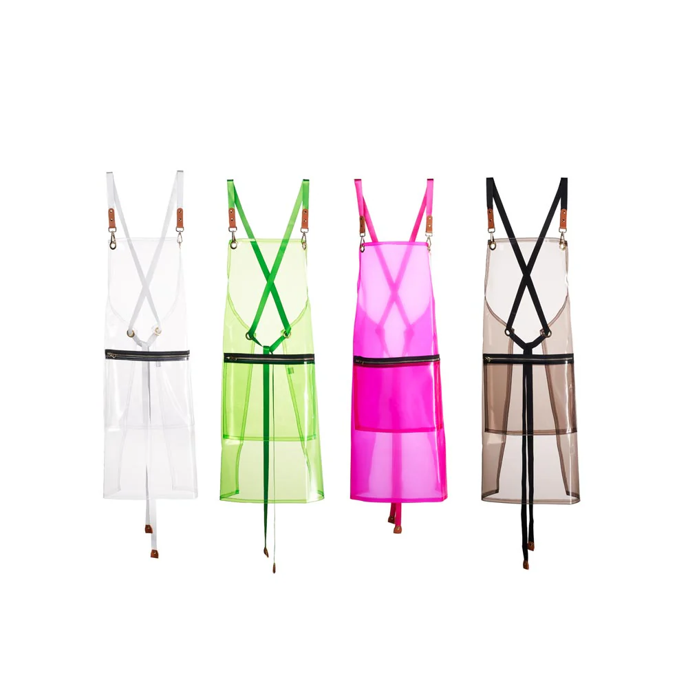 Saferly Vinyl Apron — Pink - Image 13