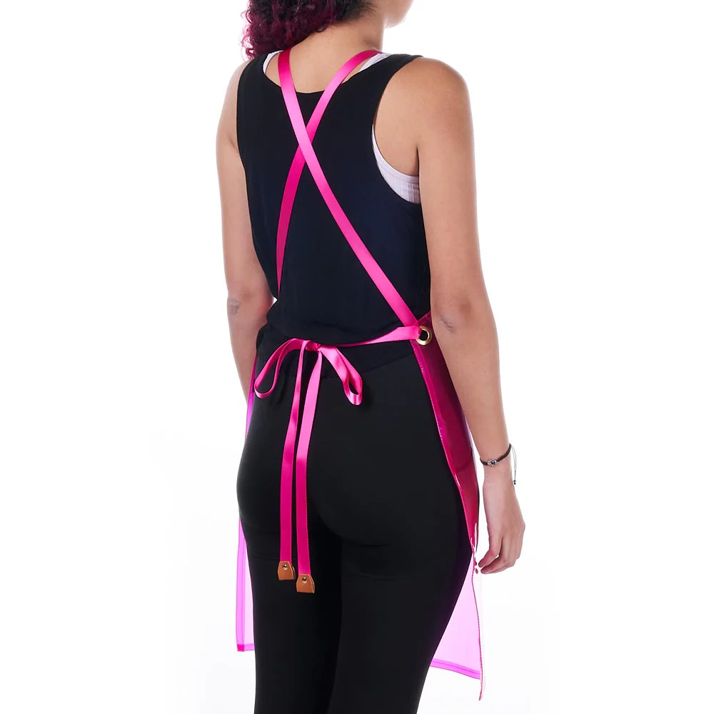 Saferly Vinyl Apron — Pink - Image 9
