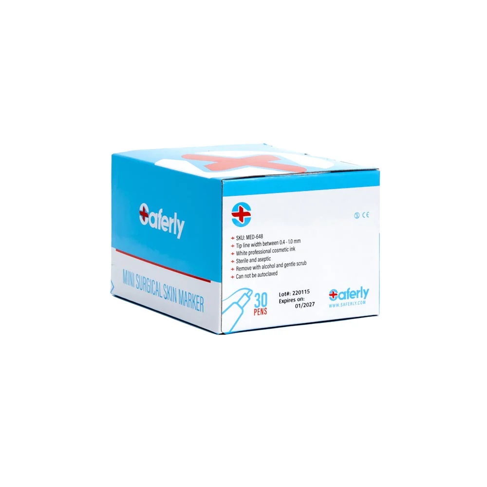 Saferly White Mini Surgical Skin Markers — Sterilized and Interchangeable — Single or Box of 30 - Image 9