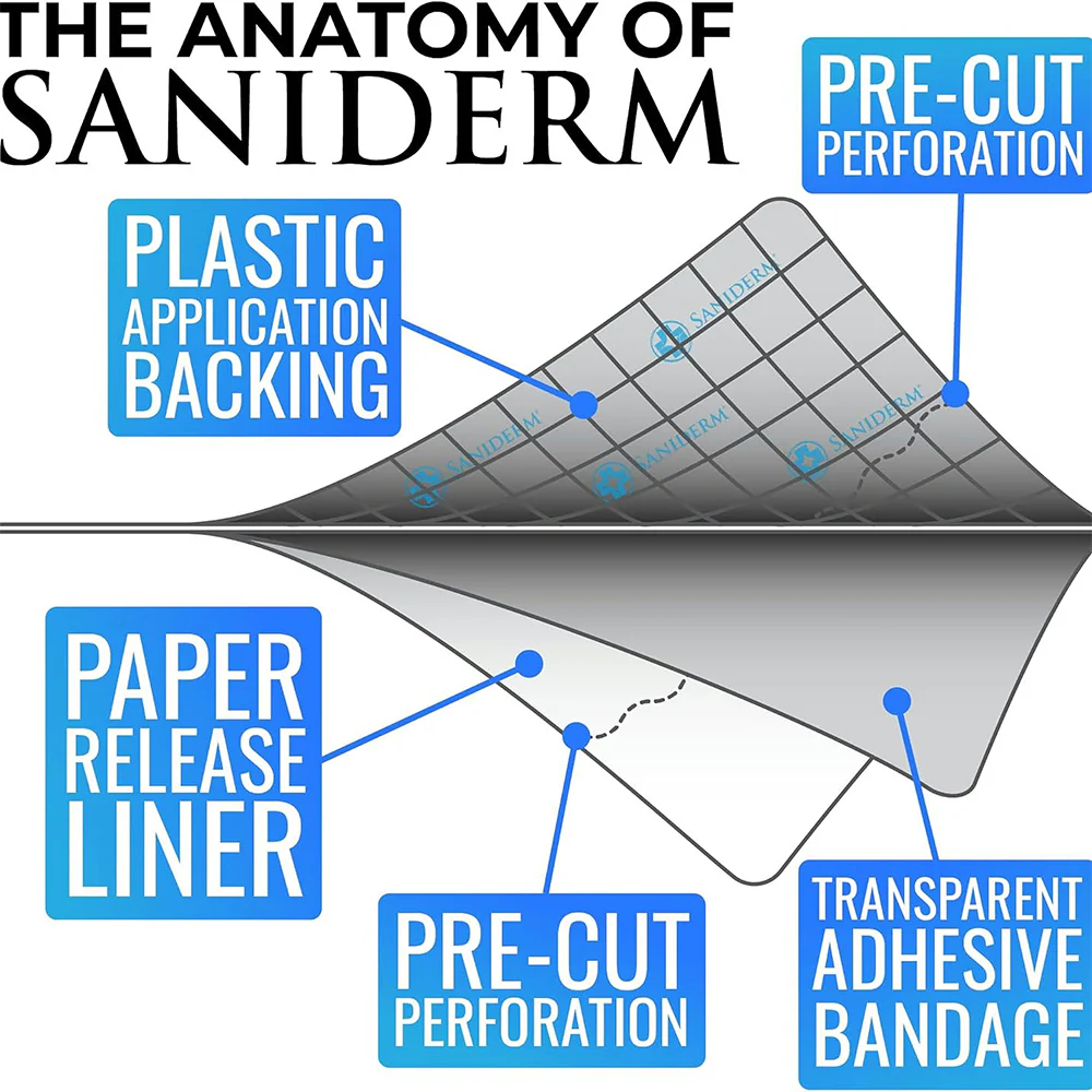 Saniderm – Tattoo Adhesive Film – 8” x 8yd Roll - Image 5