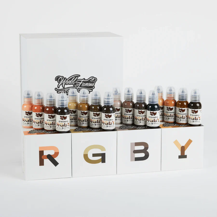 Sasha O’Kharin RGBY Skin Tone Set of 16 Colors — World Famous — 1oz - Image 3
