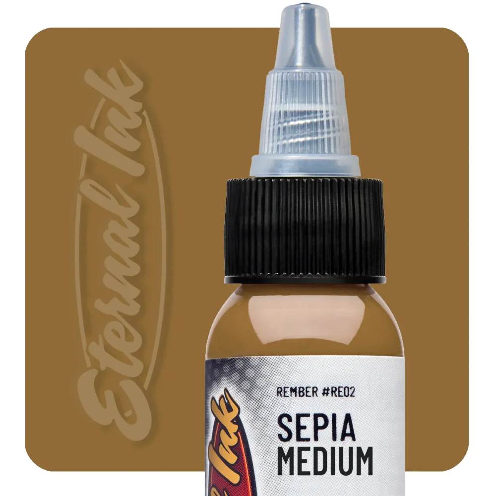 Sepia Medium — Eternal Tattoo Ink — 1oz