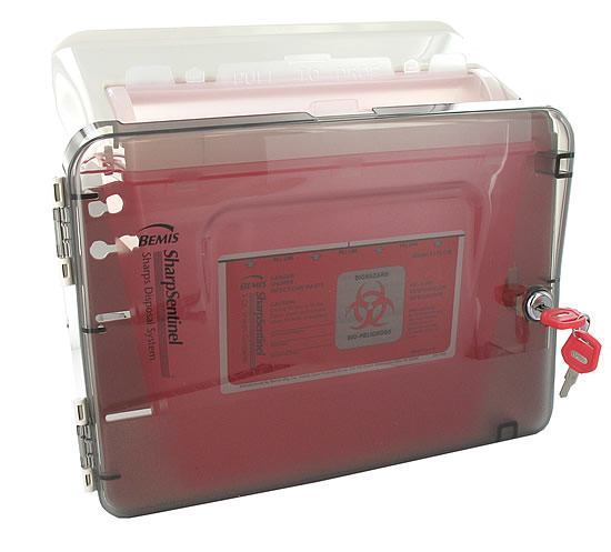 Bemis Sharps Cabinet Only - Use with 5qt Sharps Container & Glove Box Holder - Image 3