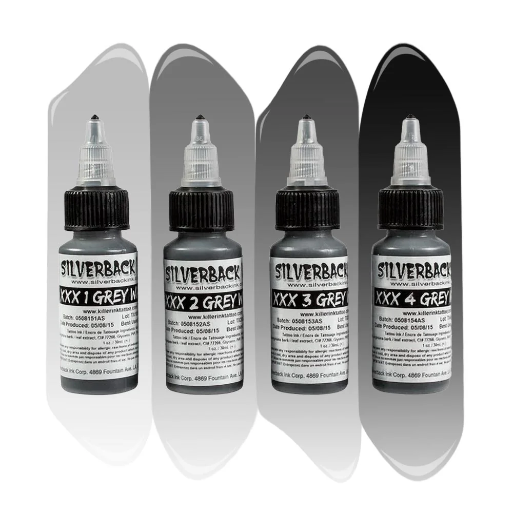 Silverback Ink - XXX Grey Wash Series Set - Choose Size