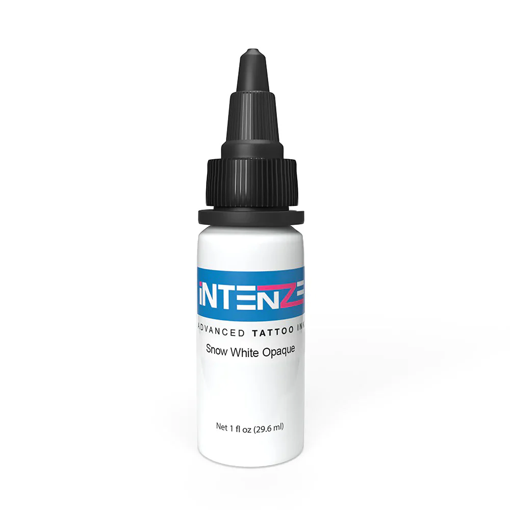 Snow White Opaque — Intenze Tattoo Ink — Pick Size - Image 2