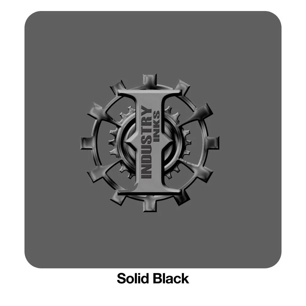Solid Black — Industry Inks — Pick Size - Image 2