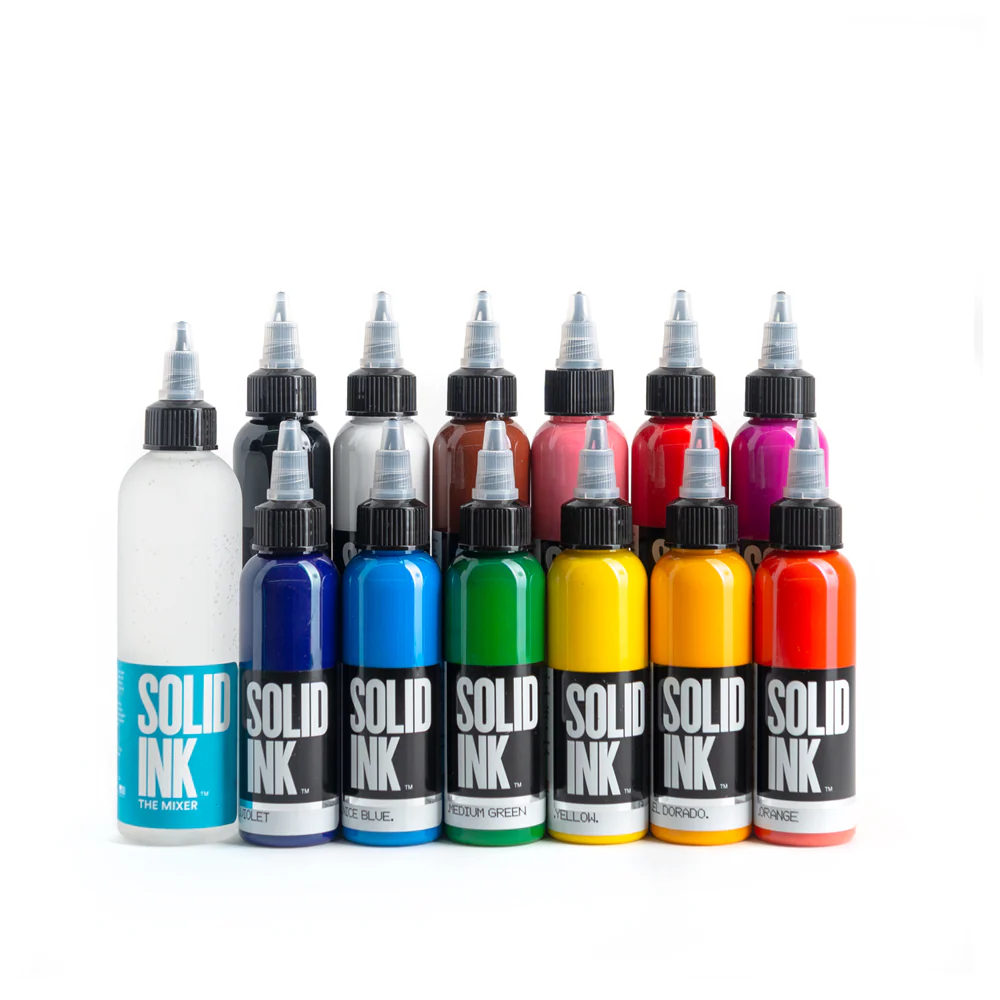 Solid Ink - 12 Color Spectrum Set 1oz Bottles - Image 2