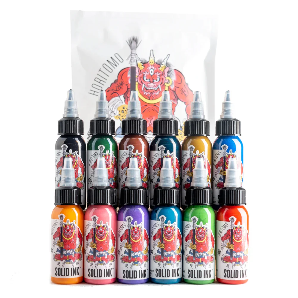 Solid Ink - Horitomo 12 Color Set 1oz Bottles - Image 2