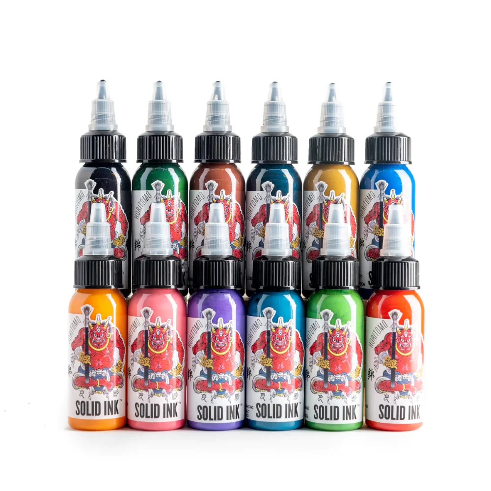 Solid Ink - Horitomo 12 Color Set 1oz Bottles - Image 7