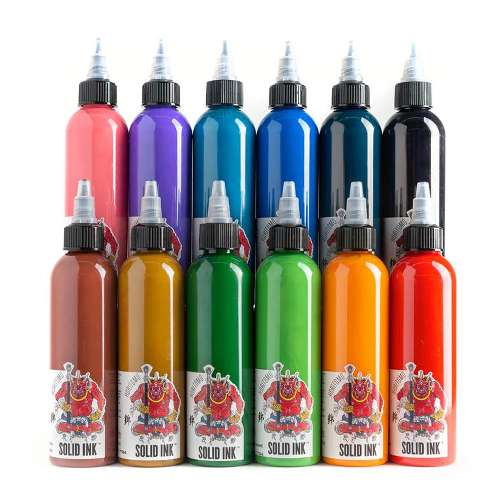 Solid Ink - Horitomo 12 Color Set 4oz Bottles - Image 2