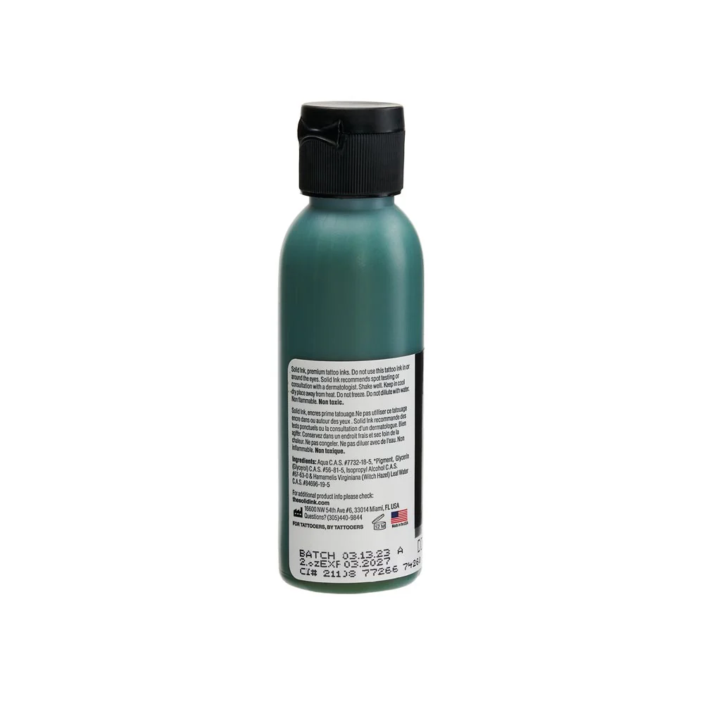 Solid Ink "Old Pigments" — 2oz Bottle — Green 7 - Image 3