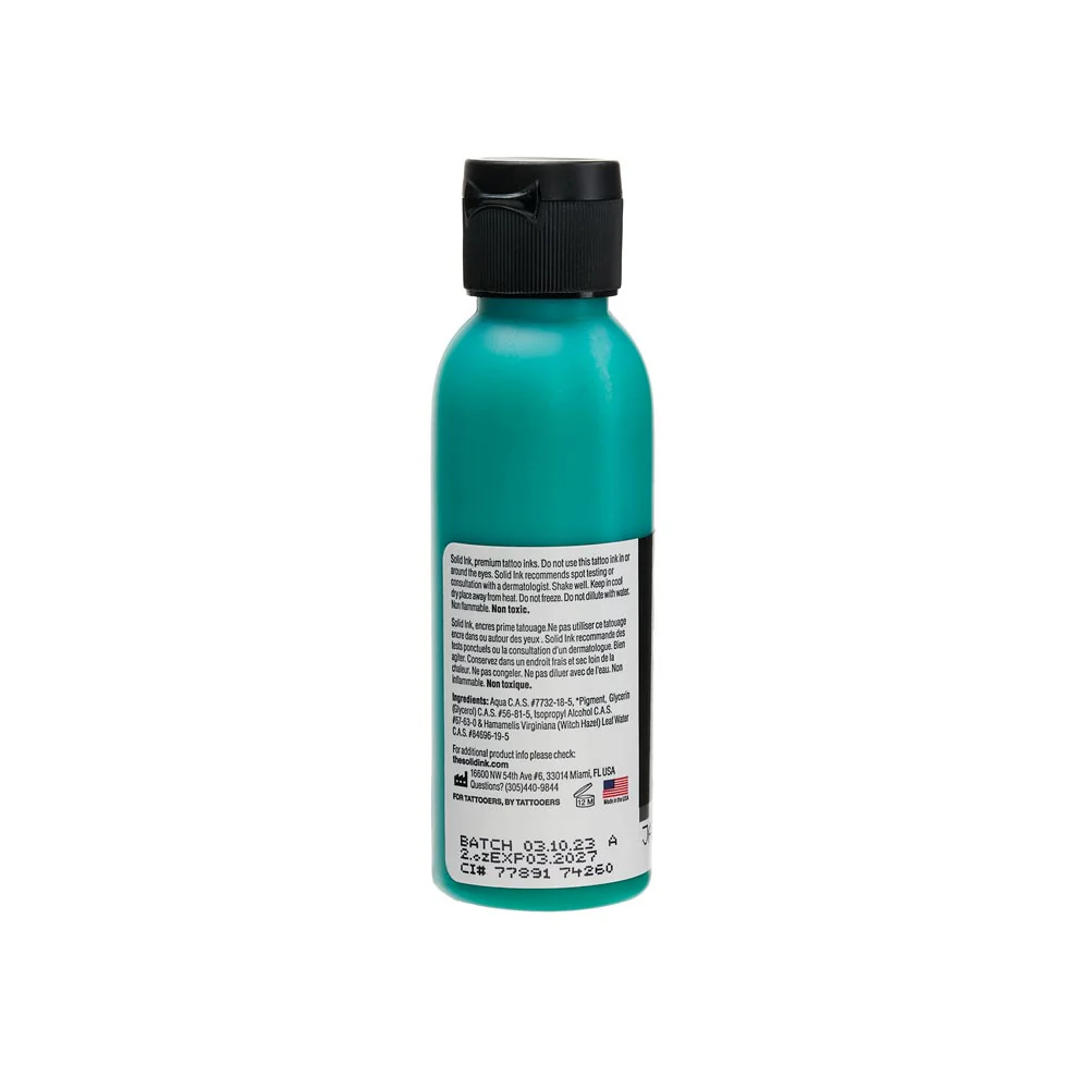 Solid Ink "Old Pigments" — 2oz Bottle — Jade - Image 3