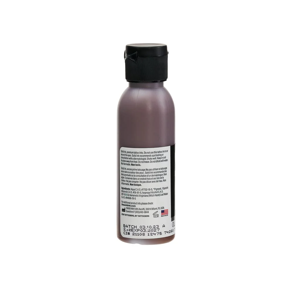 Solid Ink "Old Pigments" — 2oz Bottle — Old Brown - Image 3