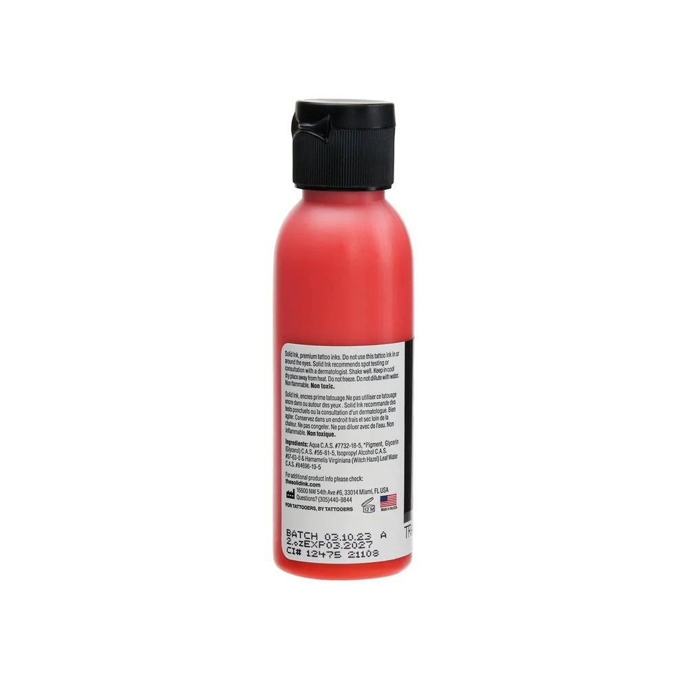 Solid Ink "Old Pigments" — 2oz Bottle — Traditional Orange - Image 3