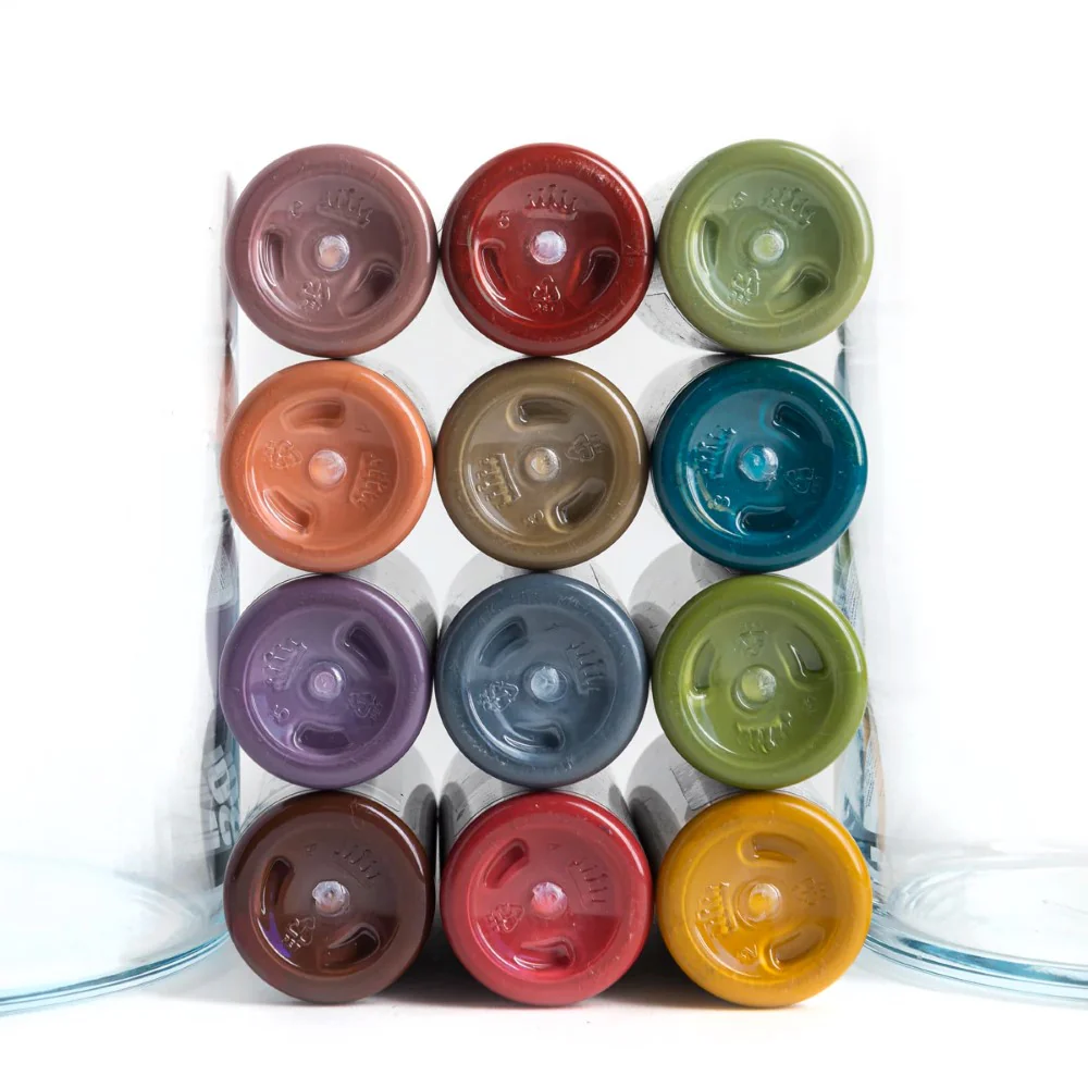 Solid Ink - Opaque 12 Color Set 1oz Bottles - Image 4