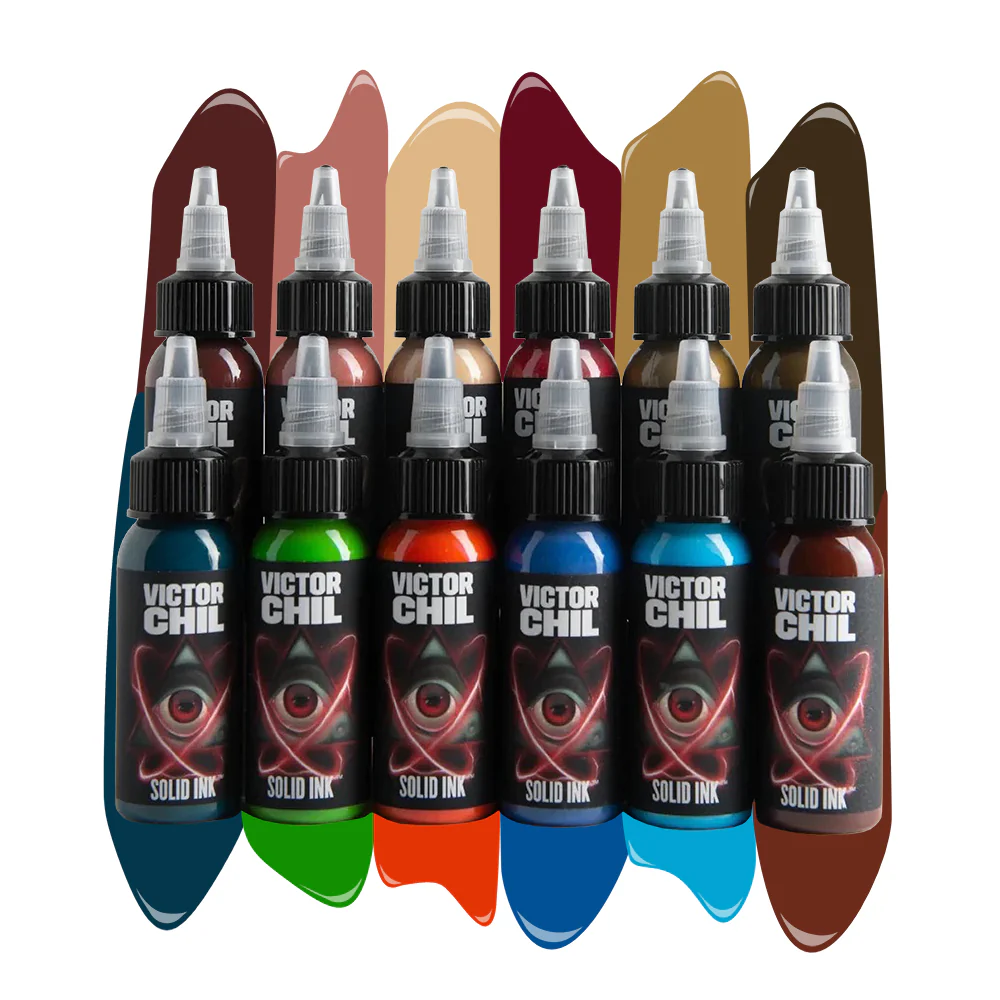 Solid Ink - Victor Chil 12 Color Set 1oz Bottles