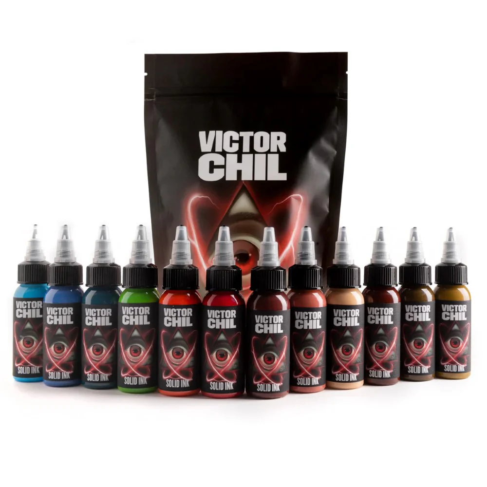 Solid Ink - Victor Chil 12 Color Set 1oz Bottles - Image 2