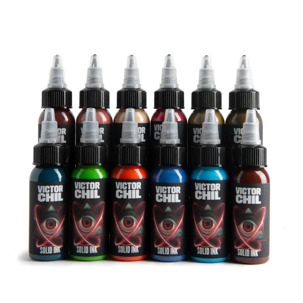 Solid Ink - Victor Chil 12 Color Set 1oz Bottles - Image 4
