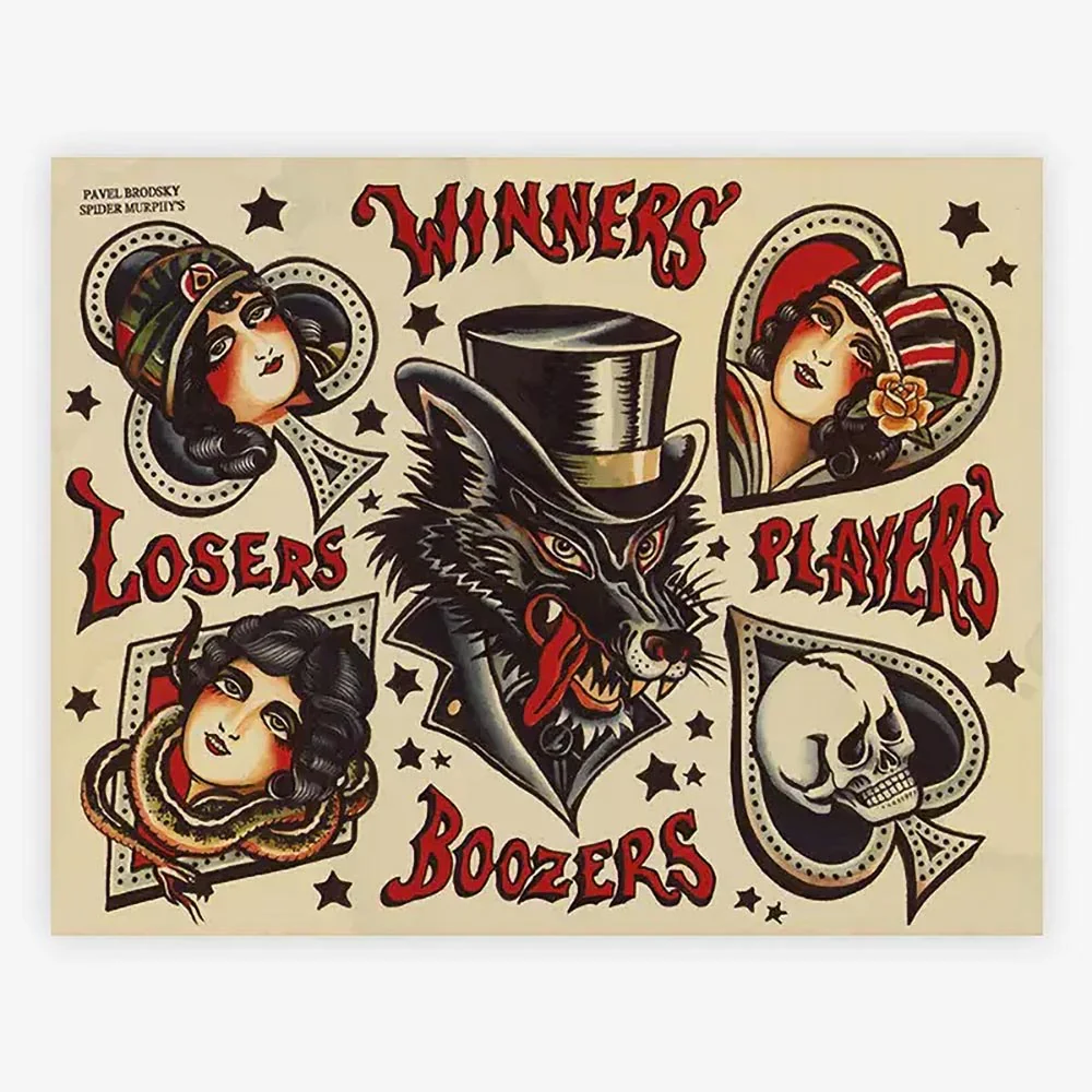 Spider Murphy’s Tattoo Flash Volume III — Hardcover Book - Image 11