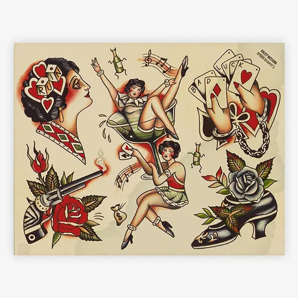 Spider Murphy’s Tattoo Flash Volume III — Hardcover Book - Image 17