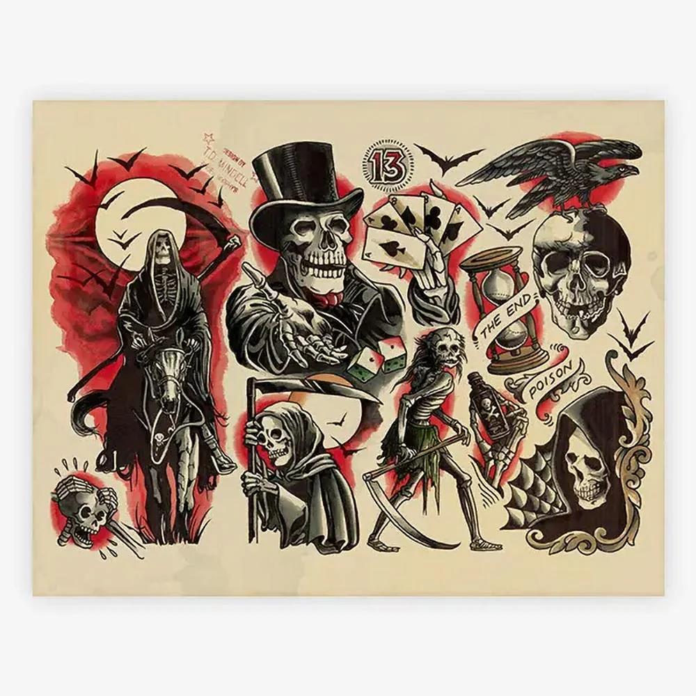 Spider Murphy’s Tattoo Flash Volume III — Hardcover Book - Image 3